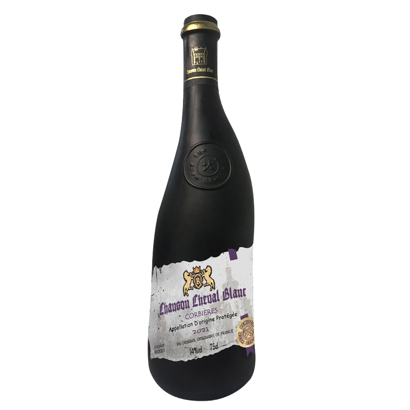 DH-J- 白马歌德系列干红葡萄酒 复古歪脖子橡木桶陈酿红酒 750ml/瓶【受寒冷天气影响，东三省、内蒙、新疆等区域暂停单瓶发货，批量订单[50箱起]可联系客服下单。】